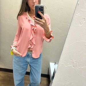 Warranted to be a Pendleton Ruffle Blouse